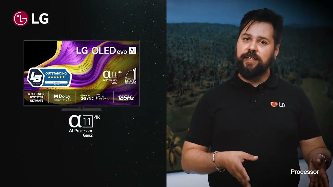 LG 43'' UHD AI UA74 4K Smart TV 2025, play video, 43UA74006LB, thumbnail 2