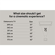 LG 43'' UHD AI UA74 4K Smart TV 2025, what size should i get for a cinematic experience, 43UA74006LB, thumbnail 8