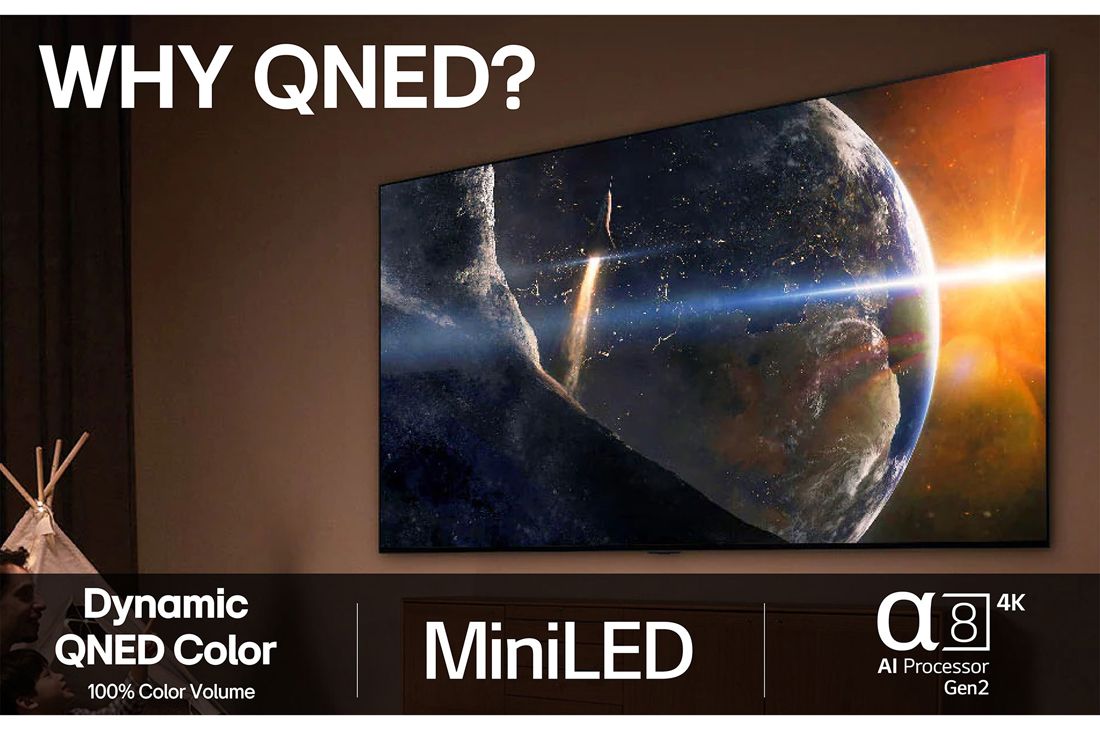 LG 43'' QNED AI QNED81 4K Smart TV 2025, 43 tuuman LG QNED AI QNED81 4K -älytelevisio 2025, 43QNED81A6A, thumbnail 9