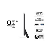 LG 43'' QNED AI QNED81 4K Smart TV 2025, 43 tuuman LG QNED AI QNED81 4K -älytelevisio 2025, 43QNED81A6A, thumbnail 3