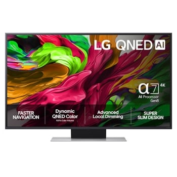 43 tuuman LG QNED AI QNED81 4K -älytelevisio 20251