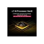 LG 43'' QNED AI QNED70 4K Smart TV 2025, Lattialta lähtee ylöspäin erivärisiä maaliläiskiä. DCI-P3-väriavaruudella on Intertrek-sertifiointi 100 %:n värivolyymille. Otsikossa kerrotaan LG:n uudesta ja ainutlaatuisesta laajasta väriskaalatekn, 43QNED70A6A, thumbnail 6