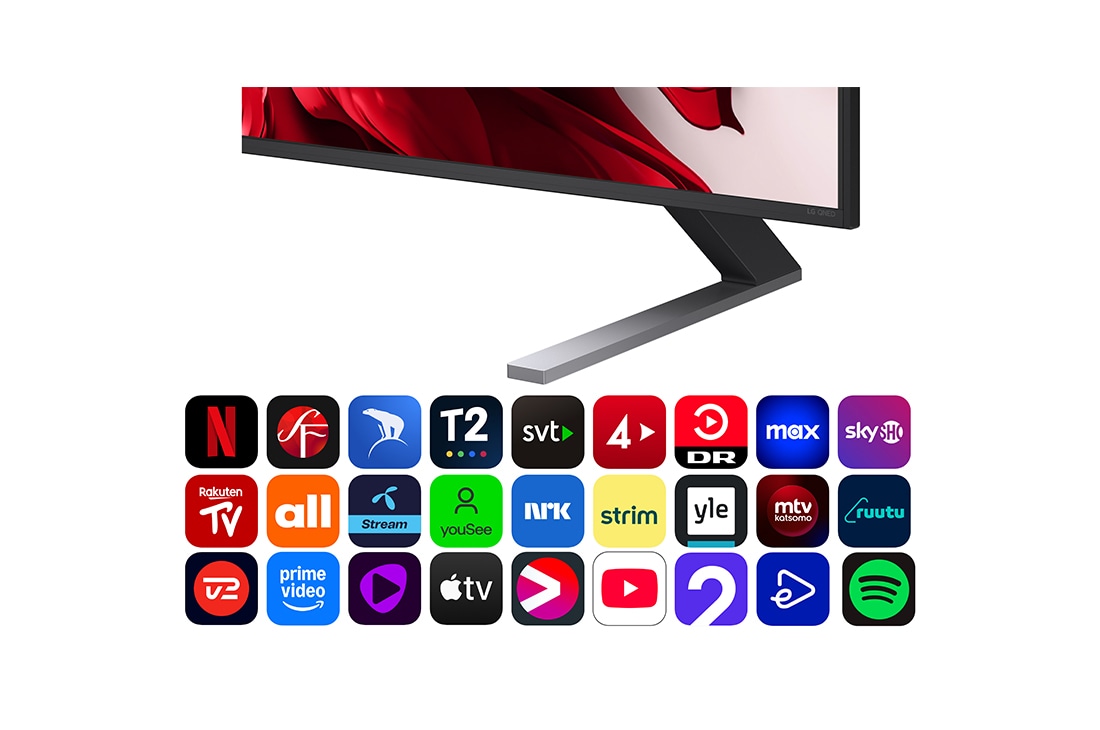LG 86'' QNED evo MiniLED AI QNED85 4K Smart TV 2025, 50 tuuman LG QNED evo AI QNED85 MiniLED 4K -älytelevisio 2025, 86QNED85A6C, thumbnail 4