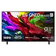 LG 86'' QNED evo MiniLED AI QNED85 4K Smart TV 2025, 50 tuuman LG QNED evo AI QNED85 MiniLED 4K -älytelevisio 2025, 86QNED85A6C, thumbnail 1