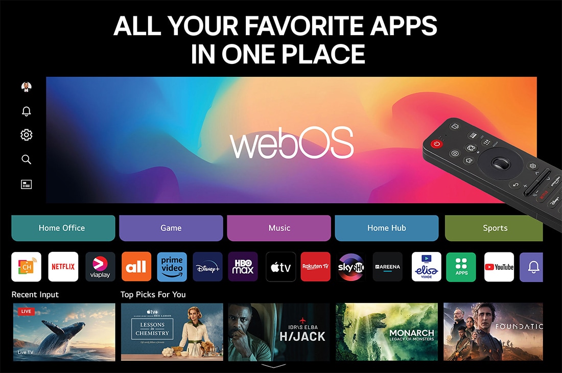 LG 86'' QNED evo MiniLED AI QNED85 4K Smart TV 2025, 50 tuuman LG QNED evo AI QNED85 MiniLED 4K -älytelevisio 2025, 86QNED85A6C, thumbnail 7