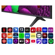 LG 65 tuuman LG NanoCell AI NANO8E 4K -älytelevisio 2025, Close up bottm right, 65NANO8EA6A, thumbnail 4