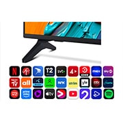 LG 86'' QNED AI QNED7E 4K Smart TV 2025, 86 tuuman LG QNED AI QNED7E 4K -älytelevisio 2025, 86QNED7EA6B, thumbnail 4