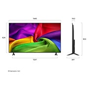 LG 65'' Nano UHD NU80 4K AI TV - 2026, dimensions, 65NU800B6LA, thumbnail 4