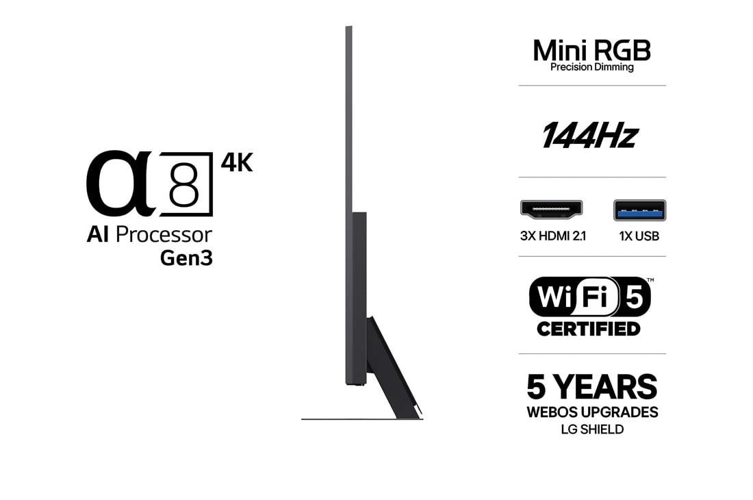 LG 75'' Mini RGB MRGB87 4K AI TV - 2026, Lifestyle view, 75MRGB87B6B, thumbnail 3