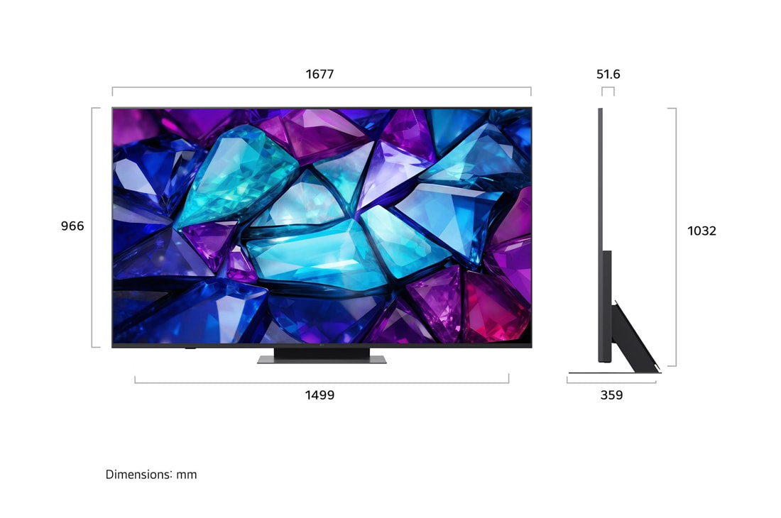 LG 75'' Mini RGB MRGB88 4K AI TV - 2026 , 75MRGB88B6B, thumbnail 4