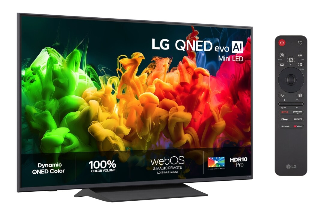LG 75'' QNED evo MiniLED QNED81 4K AI TV - 2026, 75QNED81B6A, thumbnail 2
