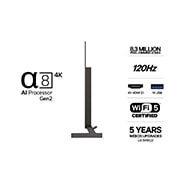 LG 77'' OLED B6E 4K AI TV - 2026, LG 77" OLED B6E 4K AI TV - 2026 , OLED77B6ELC, thumbnail 3