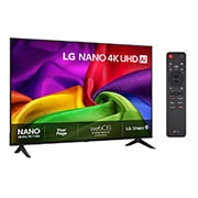 LG 75'' Nano UHD NU80 4K AI TV - 2026, 30° side view, 75NU800B6LA, thumbnail 2