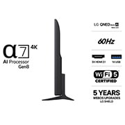 LG 55'' QNED evo MiniLED QNED81 4K AI TV - 2026, 55QNED81B6A, thumbnail 3