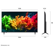 LG 55'' QNED evo MiniLED QNED81 4K AI TV - 2026, 55QNED81B6A, thumbnail 4