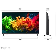 LG 43'' QNED evo MiniLED QNED81 4K AI TV - 2026, 43QNED81B6C, thumbnail 4