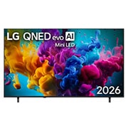 LG 75'' QNED evo MiniLED QNED8M 4K AI TV - 2026, LG QNED 8M: Dynaamiset kontrastit, puhtaat värit. LG QNED 8E herättää viihteesi eloon henkeäsalpaavalla loistolla. Yhdistämällä QNED MiniLED -näytön tehon Dynamic QNED Color Pro -teknologiaan, tämä TV, 75QNED8MB6A, thumbnail 1