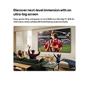 LG 75'' QNED evo MiniLED QNED8M 4K AI TV - 2026, LG QNED 8M: Dynaamiset kontrastit, puhtaat värit. LG QNED 8E herättää viihteesi eloon henkeäsalpaavalla loistolla. Yhdistämällä QNED MiniLED -näytön tehon Dynamic QNED Color Pro -teknologiaan, tämä TV, 75QNED8MB6A, thumbnail 3