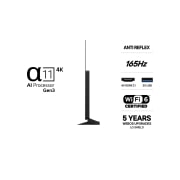 LG 77'' OLED evo C65 4K AI TV - 2026, OLED77C65LA, thumbnail 3