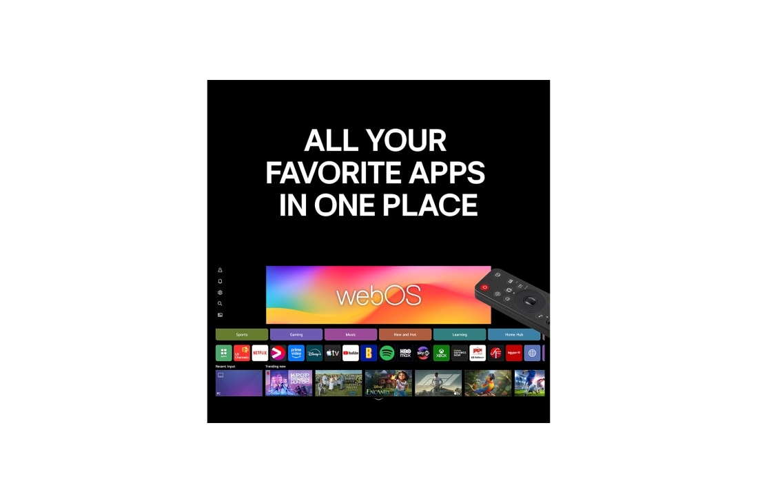 LG 65'' OLED evo Gallery G6 4K AI TV - 2026, OLED65G66LS, thumbnail 6