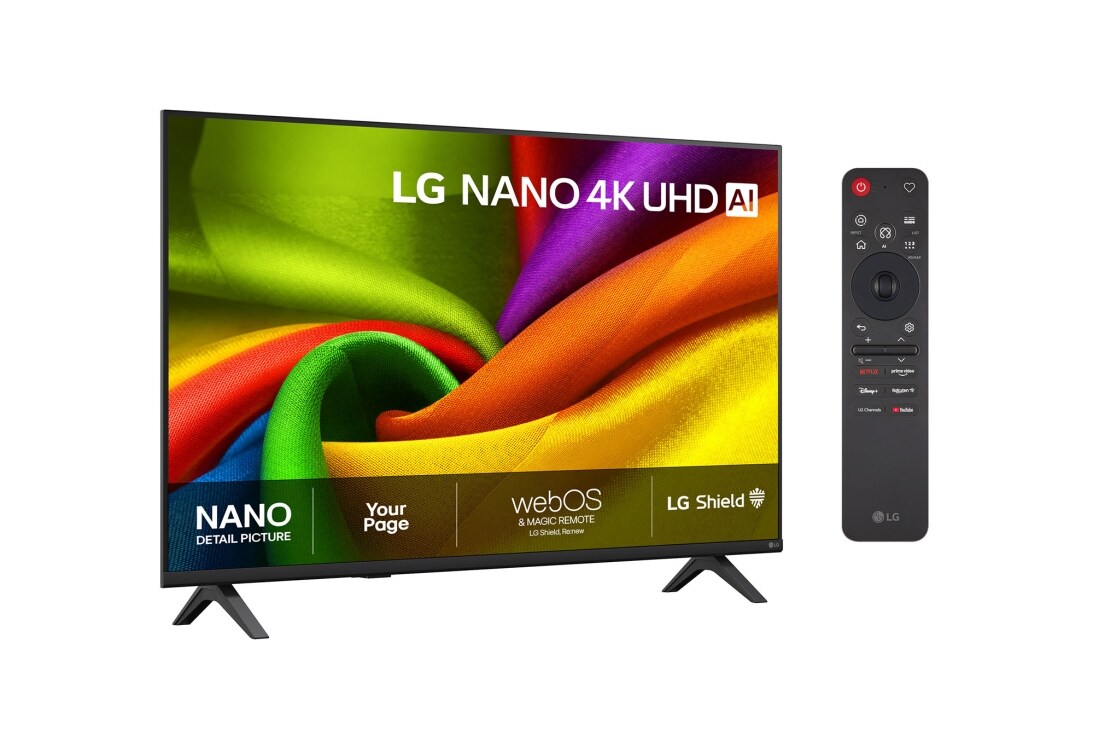 LG 43'' Nano UHD NU8E 4K AI TV - 2026, LG 43" Nano UHD NU8E 4K AI TV - 2026, 43NU8E0B3LA, thumbnail 2
