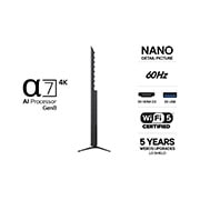 LG 85'' Nano UHD NU8E 4K AI TV - 2026, LG 85" Nano UHD NU8E 4K AI TV - 2026, 85NU8E0B3LA, thumbnail 3