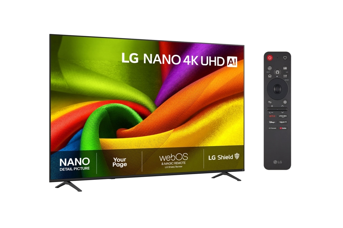 LG 85'' Nano UHD NU8E 4K AI TV - 2026, LG 85" Nano UHD NU8E 4K AI TV - 2026, 85NU8E0B3LA, thumbnail 2