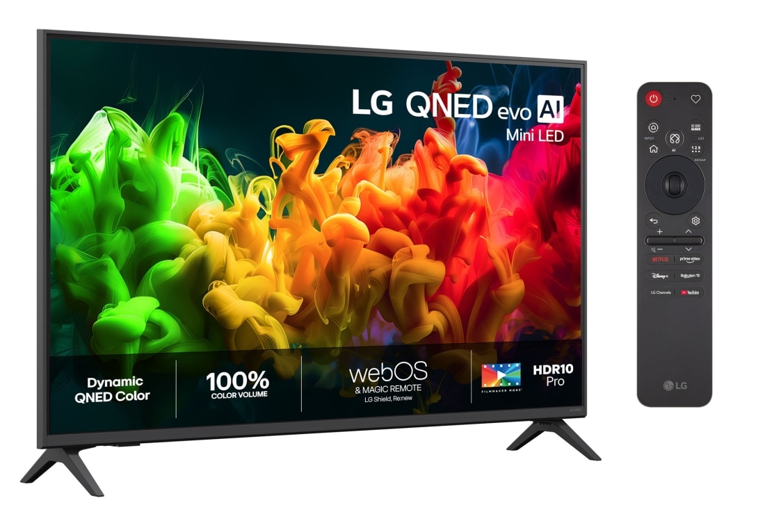 LG 85'' QNED evo MiniLED QNED80 4K AI TV – 2026, LG 85'' QNED evo MiniLED QNED80 4K AI TV – 2026, 85QNED80B6A, thumbnail 2
