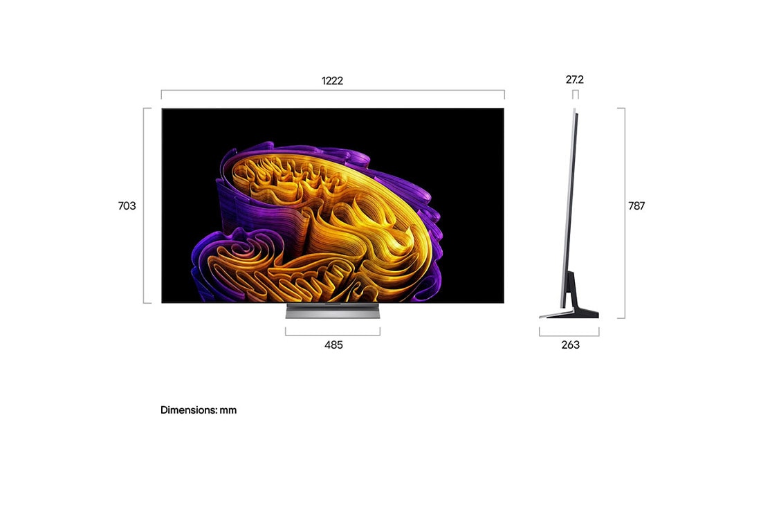 LG 55'' OLED evo Gallery G6 4K AI TV - 2026, OLED55G66LS, thumbnail 4