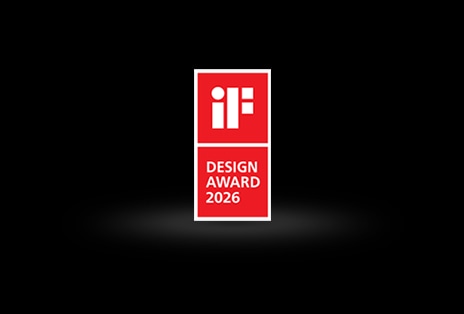 LG OLED evo AI W6 Wallpaper TV on saanut tunnustuksen iF DESIGN AWARD 2026:ssa.