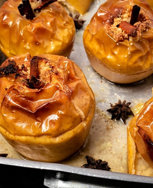 Pommes rôties au salers et ras-el-hanout
