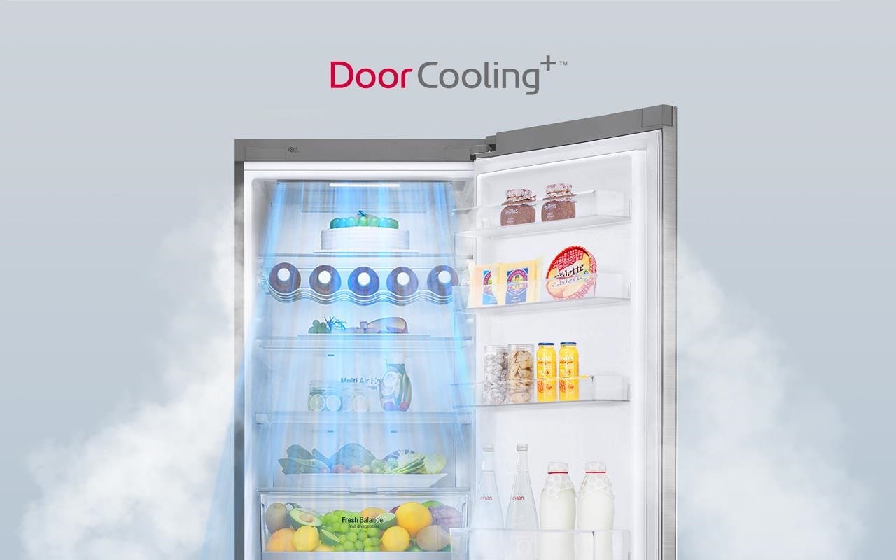 Le refroidissement des portes permet de conserver les aliments correctement.