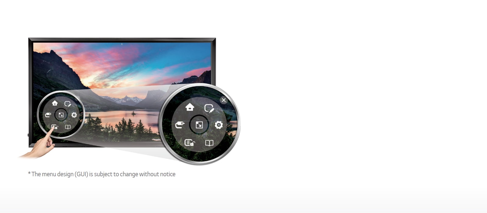 Easy Touch OSD on Display1