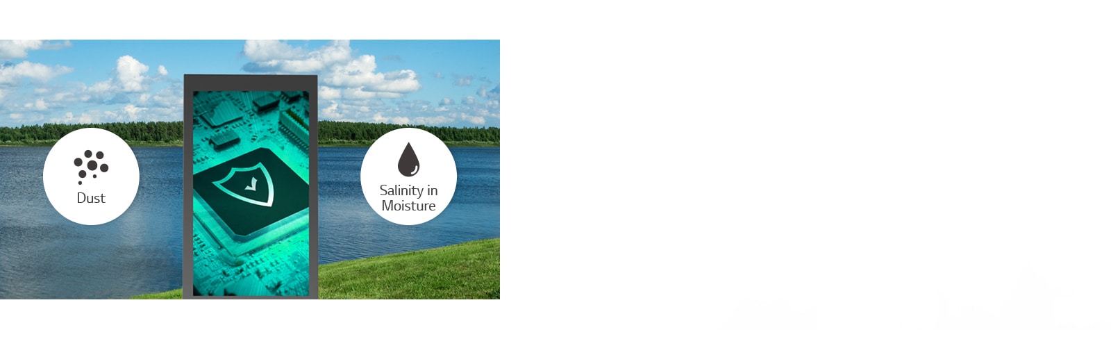 The XF3C-B has a conformal coating making it resistant to dust and salinity in moisture.