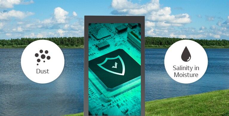 The XF3C-B has a conformal coating making it resistant to dust and salinity in moisture.