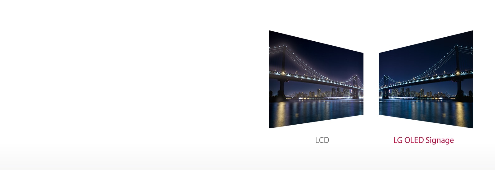 LG Wallpaper OLED Signage Display