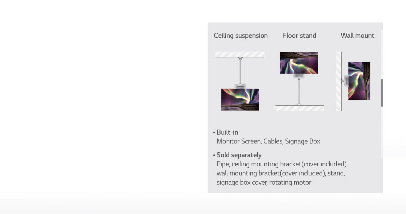 Three Types of Installation1