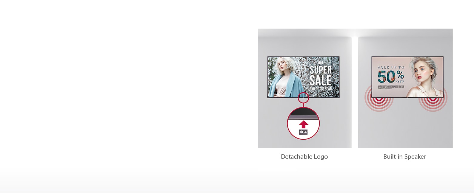 Detachable Logo & Built-in Speaker1