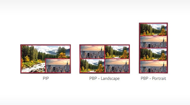 MULTIPLE SCREEN WITH PBP OR PIP2