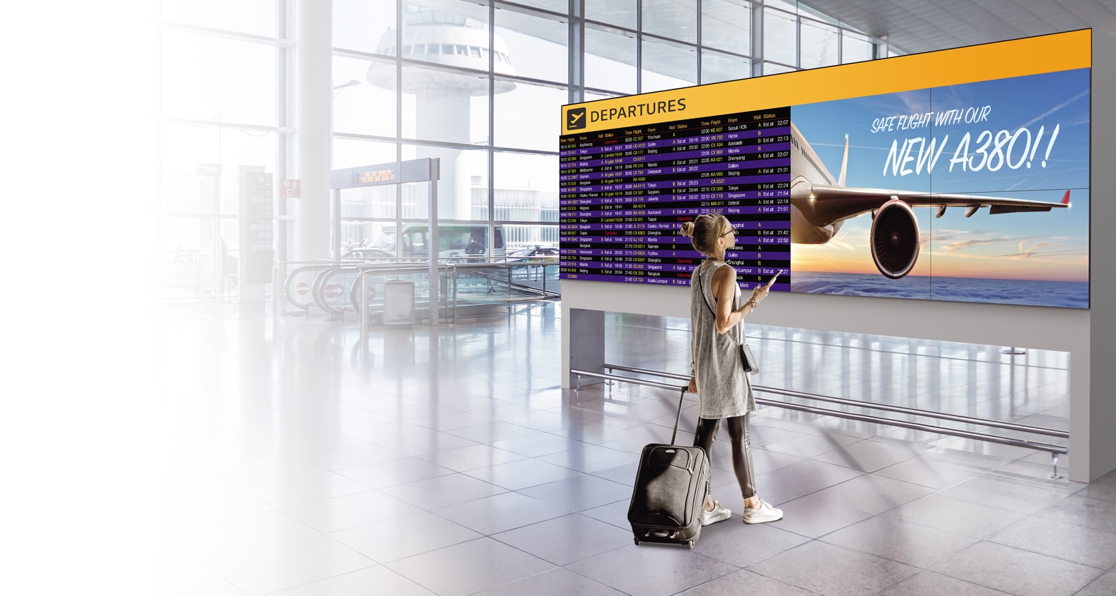 ID-Digital Signage-Video Wall-49VL7F-01-Incredible Immersion with Ultra-Narrow Bezel_1558586352861