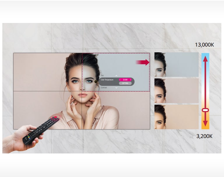 ID-Digital Signage-Video Wall-49VL7F-06-Easy Color Adjustment_1558318461468