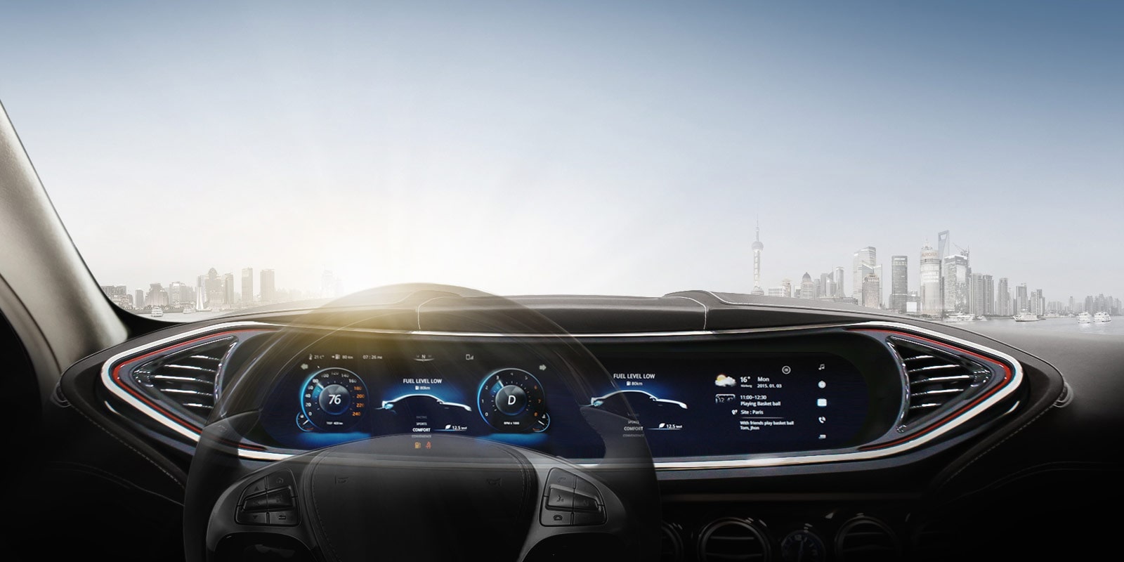 Integrated Display System Infotainment Devices Products Vehicle