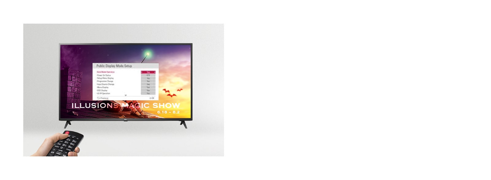 Hotel Mode (Public Display Mode)