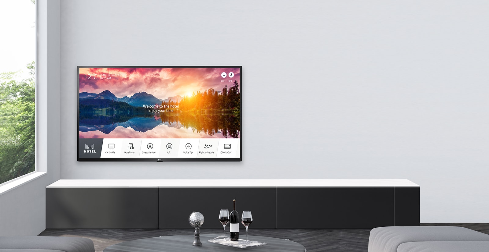 LG Smart Hotel TV with Effective Content Management
