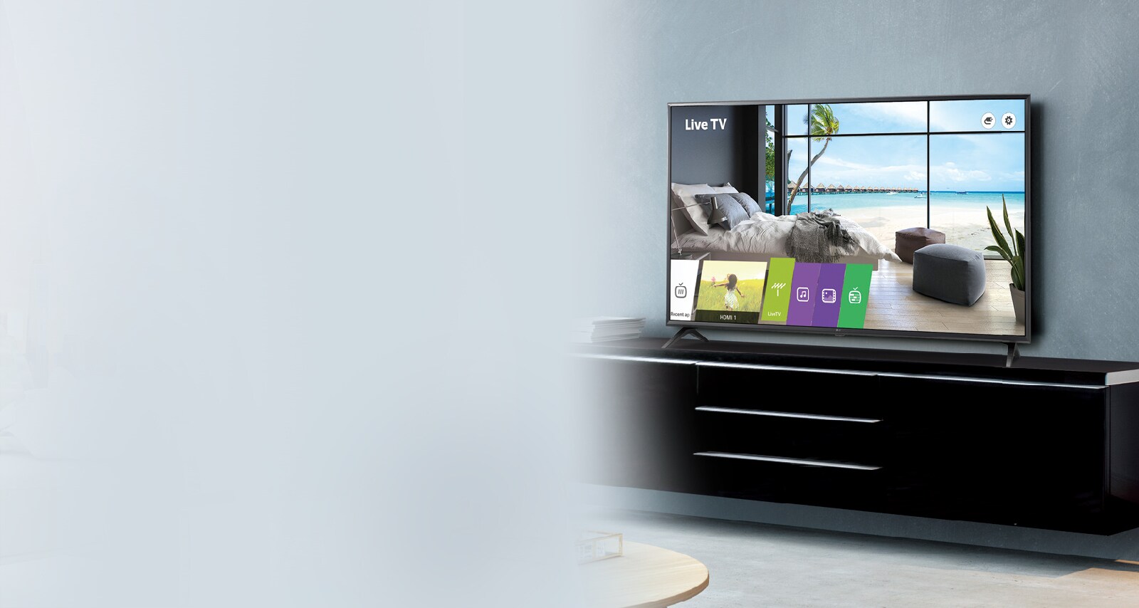 A Standard Smart Hotel TV with Pro:Centric Smart1