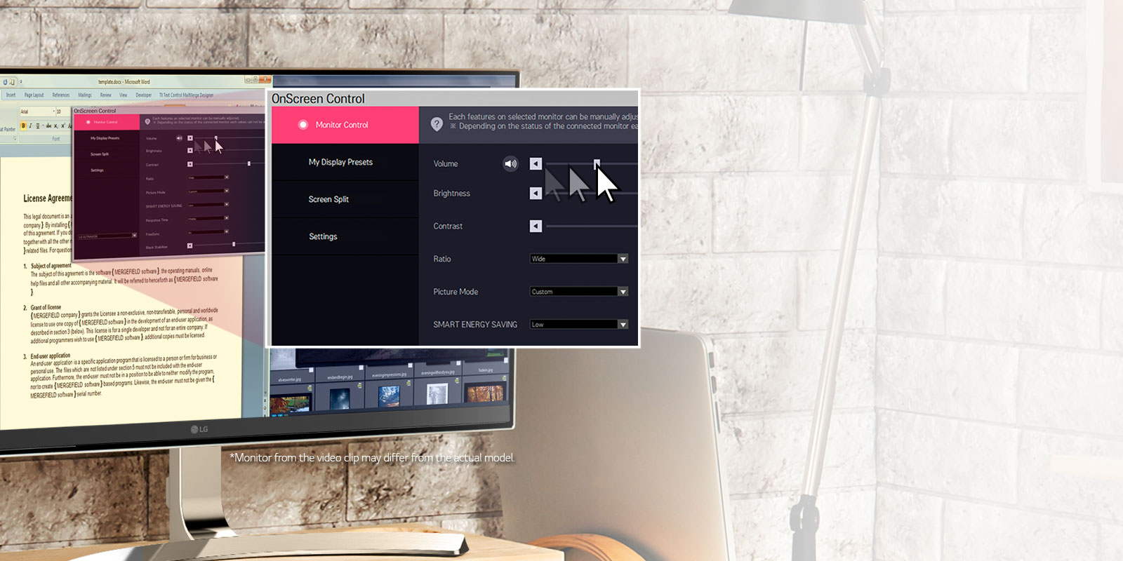 Convenient, Easy OnScreen Control3