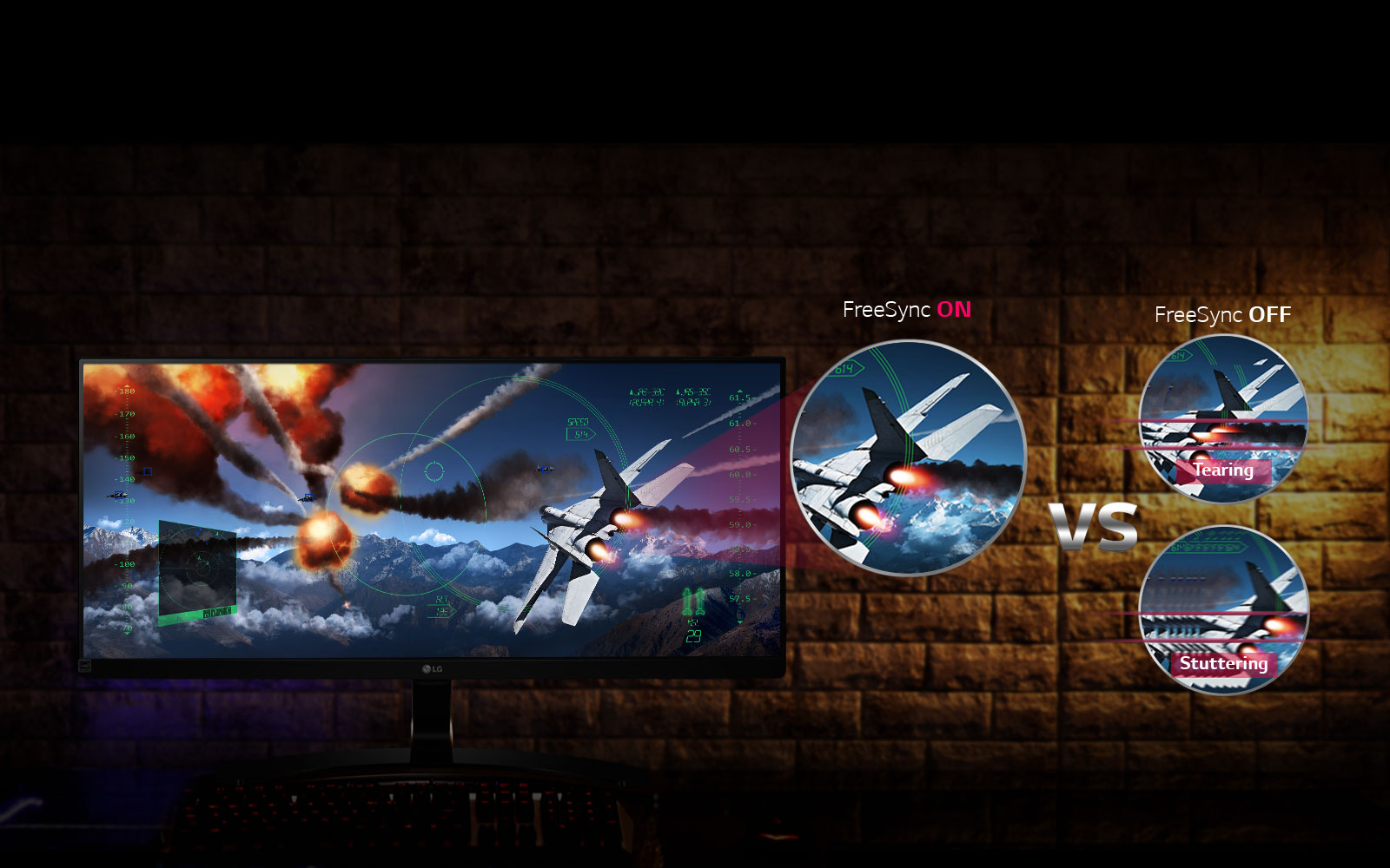 UltraWide™ FOV Meets Free Sync1