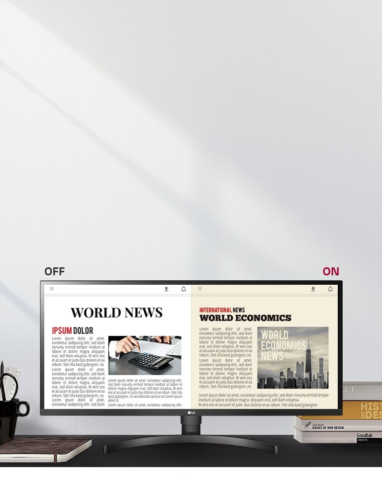 Less Blue, Improved Visual Comfort2