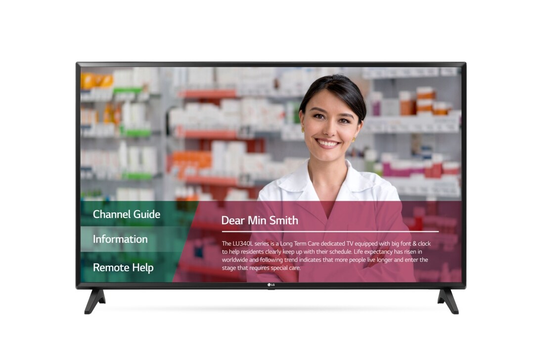 LG 43'' Smart Long Term Care TV, 43LU340L (NA)