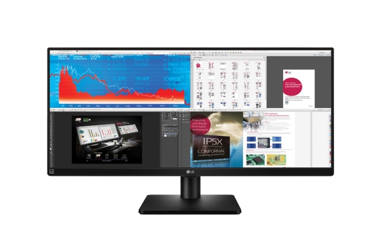 LG 34'' UltraWide™ Full HD IPS Monitor, 34UB67-B, thumbnail 1